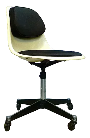 PSC Fiberglass Desk Chair by Charles & Ray Eames for Herman Miller, 1950s