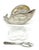 Mid-Century Silver-Plated Snail Caviar/ Butter Dish With Glass Liner & Spoon – Whimsical / Hollywood Regency For Sale In Houston - Image 6 of 12
