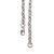 Unisex 950 Platinum Solid Oval Anchor Cable Link Chain Necklace For Sale - Image 4 of 8