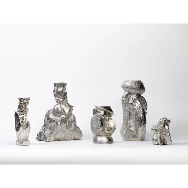 Not Yet Made - Made To Order Mushroom Pewter Vase by Kajsa Willner For Sale - Image 5 of 6