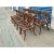 1990s Klismos Style Solid Walnut Dining Chairs -Set of 10 For Sale - Image 5 of 8