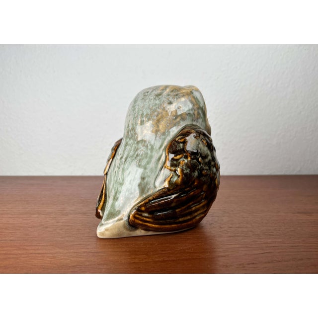 Large Mid-Century Modern Danish Studio Pottery Owl Sculpture by Josef Simon for Søholm, 1960s For Sale - Image 6 of 18