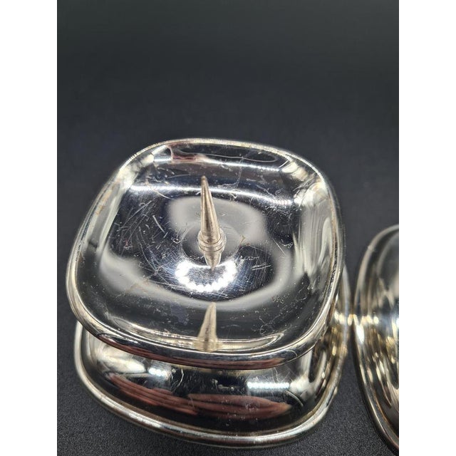 Mid-Century Modern Candlesticks in Chrome-Plated Metal from WMF, 1960s, Set of 2 For Sale - Image 9 of 12