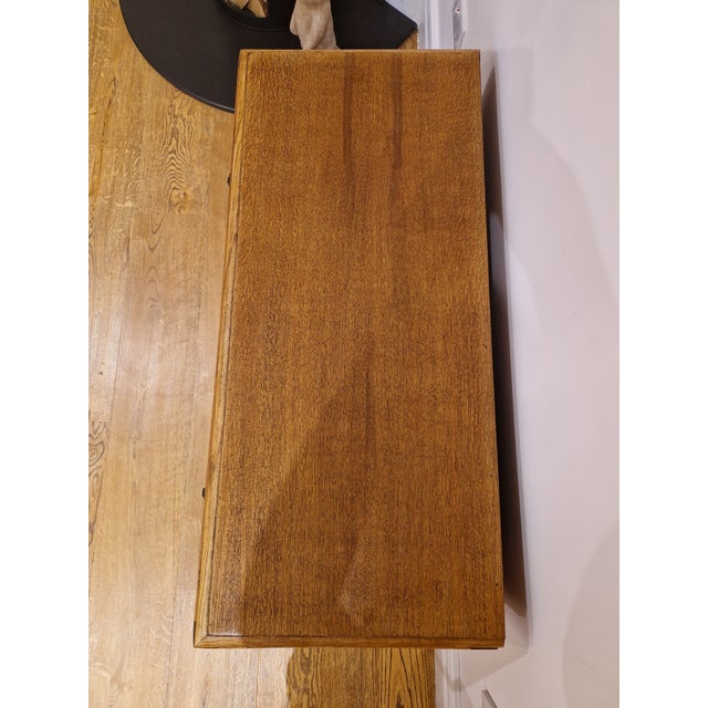Vintage Art Deco Oak Chest of Drawers, 1930s For Sale - Image 13 of 18