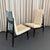 Wood Pair of Mid-Century Modern Highback Accent Chairs, Two-Tone Upholstery For Sale - Image 7 of 12