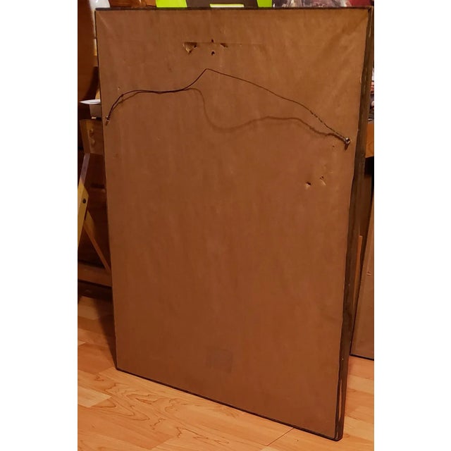 "The First Place" Painting by Mary Meyer 28.25 inches high x 24.2 inches wide X .75 inches deep.