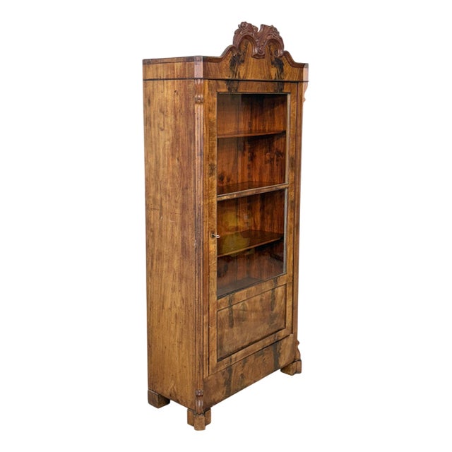 Antique Louis Philippe Display Cabinet, 1880 For Sale