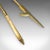 Brass 4 Antique Fireside Tools, English, Brass, Fireplace Companion Set, Victorian For Sale - Image 8 of 12