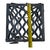 Mid-Century Botanical Wrought Iron & Enamel Leaf Vintage Plant Stands, Pair Salterini Style For Sale In Indianapolis - Image 6 of 7