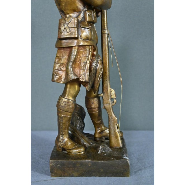 Antique Figurine in Bronze by E. Carlier, 1890s For Sale - Image 12 of 18