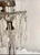 Transparent Early 20th Century Electrified Clear Luster Boudoir Lamps With Frosted Grape Shades - Pair For Sale - Image 8 of 12