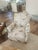 TWO transitional recliners with push through 3-way arms, exposed legs, rolled arms and welt cord trim. Color birdsong...