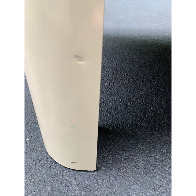 1980s Vintage Coffee Table in Cream Formica For Sale - Image 5 of 12