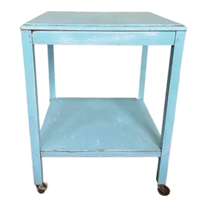 Vintage Wooden Painted Side Table