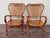 1970s Vintage Italian Bamboo and Wicker Armchairs, 1970s, Set of 2 For Sale - Image 5 of 13
