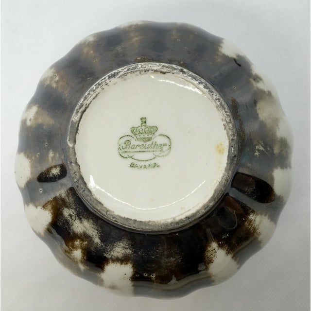 Vintage Bareuther Bavaria Porcelain Vase For Sale - Image 4 of 5