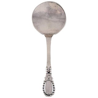 Evald Nielsen Number 13 Serving Spade in Hammered Silver 830, 1922 For Sale