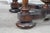 Brown Bernhardt Old Word Tuscan Etched Metal & Wood Marquis Square Side End Table 31" For Sale - Image 8 of 18