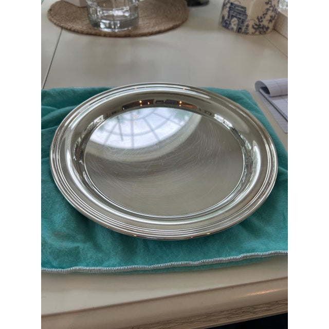 Vintage 1992 Tiffany & Co. Serving Tray for the Mirage - 10" For Sale - Image 4 of 6
