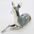 Vintage Italian Sterling Silver 925 Lying Fawn Deer Figurine from Saturno, Arezzo, 1990s For Sale - Image 4 of 14