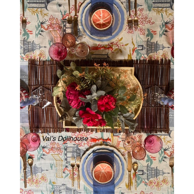 Mid-Century Brass Finish Pagoda Cache Pot For Sale In Seattle - Image 6 of 11