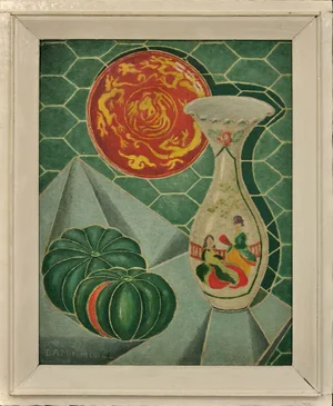Denis Mitchell, Still Life, Oil Painting, 1944, Framed