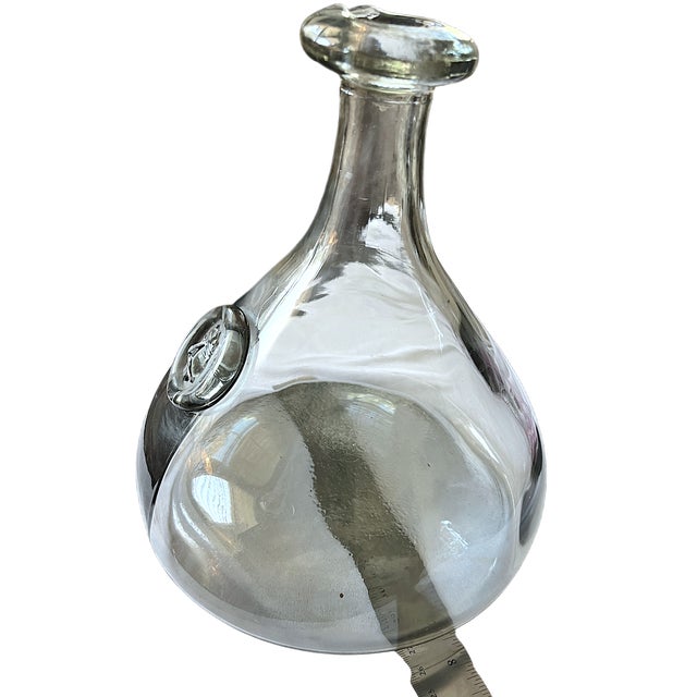 Mid 20th Century Ole Winther for Holmegaard “Viking” Glass Decanter For Sale - Image 9 of 9