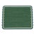 Handmade Cotton Flat Weave Area Rug, Forest Green and Teal Blue Scalloped Dhurrie - 14'x16' For Sale