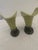 Mid-Century Modern Pair of Roseville Glazed Vases For Sale - Image 3 of 4