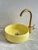 14-Inch Round Yellow Moroccan Ceramic Sink Discover the perfect blend of beauty and craftsmanship with our 14-inch round...