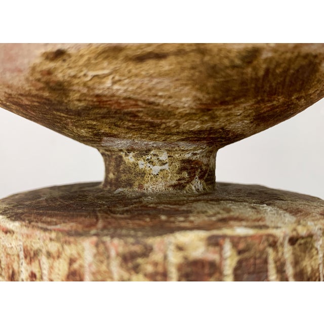 Mid-Century Modern German Studio Pottery Mushroom Vase from Hase Dietz Keramik, 1960s For Sale - Image 4 of 18