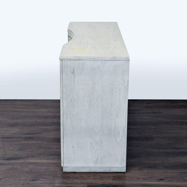 Rachael Ray Home Cinema Four Door Credenza in Shadow Grey For Sale - Image 4 of 11