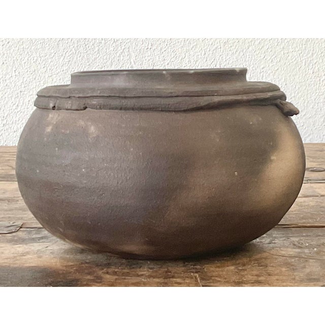 Vintage Original Studio Pottery Matte Glaze Vase For Sale - Image 9 of 12