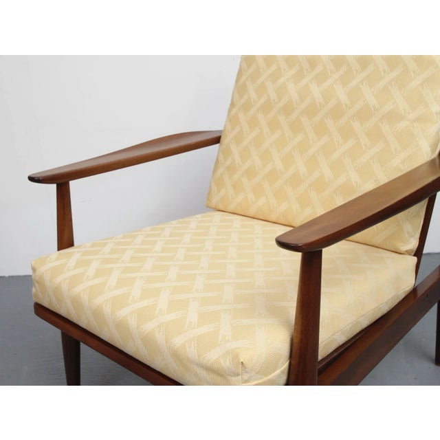 Yellow Padded Armchair, 1960s For Sale - Image 9 of 14