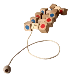 Mid-Century Wooden Pull Toy