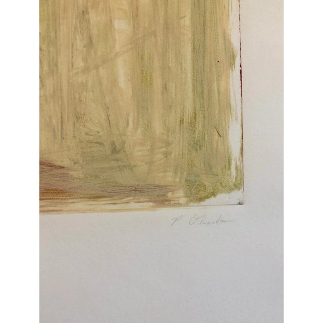 Pierre Obando, Abstract Expressionist Modernist Monoprint Monotype Print, 1997 For Sale - Image 4 of 7