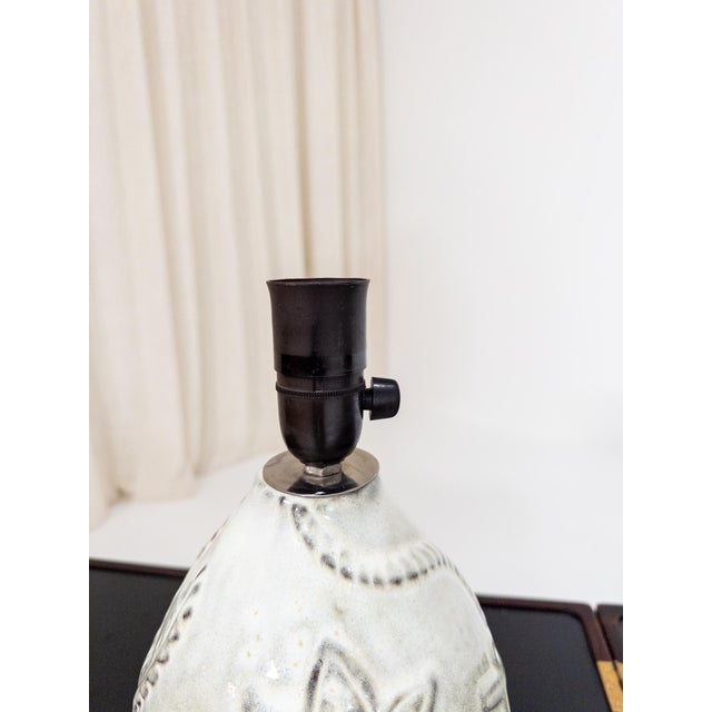Vintage Ceramic Table Lamp by Anna-Lisa Thomson for Upsala-Ekeby, 1960s For Sale - Image 4 of 9