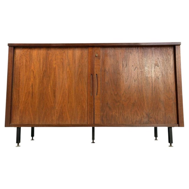 Mid-Century Modern Tambour Door Sideboard, 1960s For Sale - Image 11 of 11