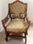Victorian Walnut Parlor Suite – Settee & Platform Rocker (C. 1890–1910) For Sale In Nashville - Image 6 of 8