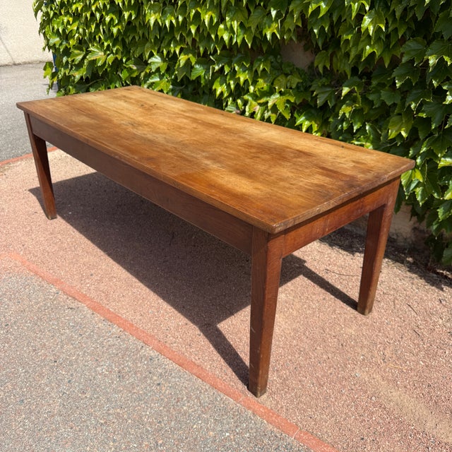 Antique French Farmhouse Table in Oak, 1900 For Sale - Image 18 of 18