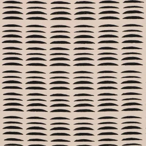 Schumacher X Hadiya Williams Parable Hand Block Fabric In Charcoal