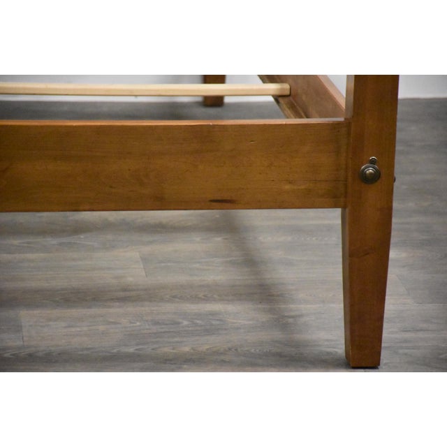 Ethan Allen “New Country” Solid Maple Queen Bed Chairish