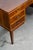 1960s Mid Century Danish Modern Desk Executive Walnut 7 Drawer Locking Cabinet Wood Nm For Sale - Image 9 of 12