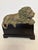 Black Vintage Austin Productions Sleeping Lion Sculpture on Wooden Base For Sale - Image 8 of 8