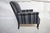 2010s Indigo Stripped Upholstered Gallant Armchair by Cisco Home For Sale - Image 5 of 16