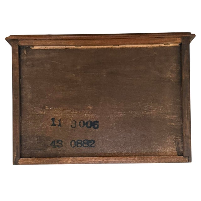 Mid 20th Century Ethan Allen Georgian Court Solid Cherry Telephone Table For Sale - Image 10 of 12