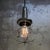 Industrial Industrial Black Bakelite and Metal Pendant Lamp, 1950s For Sale - Image 3 of 7