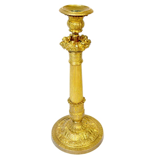Pair Charles X Ormolu Candlesticks, France, Atrib. Pierre-François Feuchère For Sale - Image 15 of 18