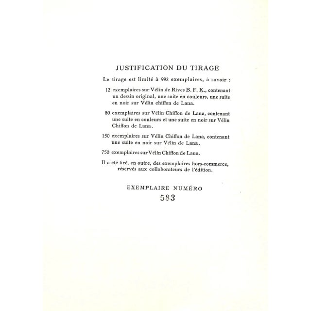 "La Venus Aux Fourrures" 1954 Sacher-Masoch For Sale - Image 4 of 10