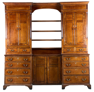 Georgian Oak Estate or Housekeepers Cupboard